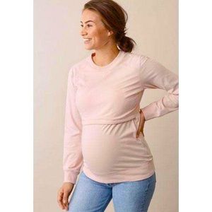 Boob nursing maternity sweater